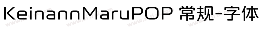 KeinannMaruPOP 常规字体转换